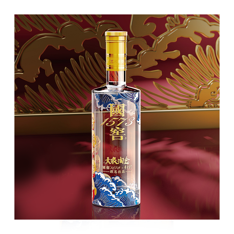 国窖1573X 方力钧—大浪淘金艺术新春酒(限量发售)